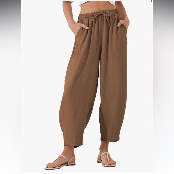 Pants - Brown Women's Wide Leg Pants